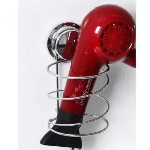 [생활] 흡착식 스테인리스 드라이기 거치대 욕실 헤어 보관 선반