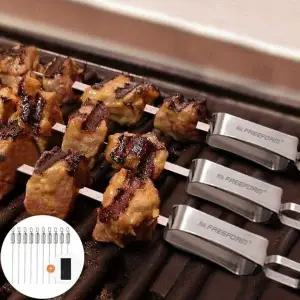 스텐 바베큐 꼬치 10P 캠핑 구이