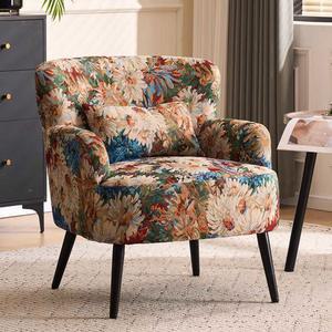 빈티지 소파 1인용 포인트 레트로 거실 의자 시골 편안한