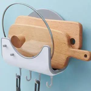 냄비 뚜껑 도마 조리 도구 거치대 국자 받침대 주방 정리 용품 정리대 수세미 걸이