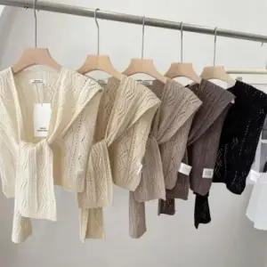 [패션] 어깨 숄 니트 케이프 가디건 5가지 색상 데일리 레이어드웨어