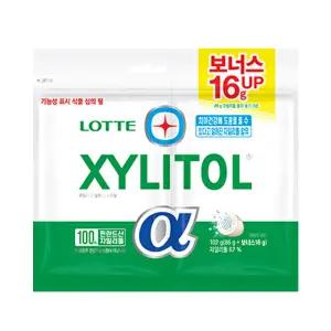 롯데 자일리톨 알파 리필 102g