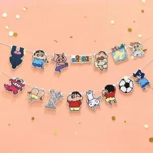 짱구는못말려 파티 가랜드 픽셀 짱구 인테리어 생일파티 1개