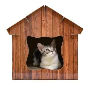 딩동펫 고양이 스크래쳐 숨숨 아늑하우스 생활 용품