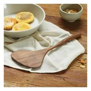 에라토 신혼부부 주방용품 월넛 우드 나무 조리도구 뒤집게 M 1p