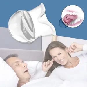 (옵션 투명)혀 커버 투명 실리콘 수면 보조 마우스피스 리테이너