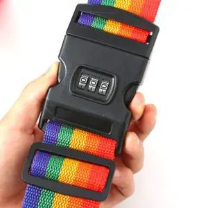 기내 캠핑 가방 잠금 벨트 스트랩 캐리어 여행 자물쇠