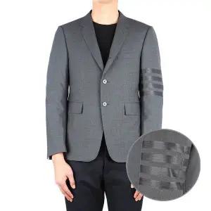 [톰브라운] 클래식 사선 블레이저 그레이 79009913