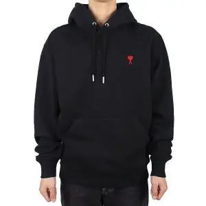 [아미] 남성 블랙 후드티 126436165