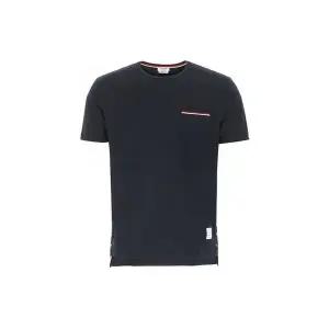 [톰브라운] 스트라이프 트리밍 체스트 포켓 반팔티 139059136