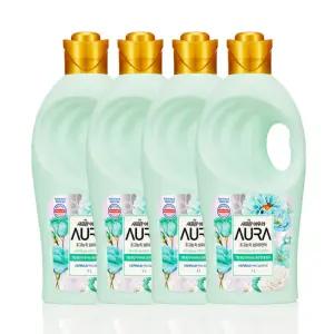 샤프란 아우라 섬유유연제 스모키머스크 1L 4개