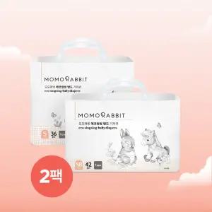 모모래빗 에코씽씽 신생아 말띠에디션 뉴본 밴드기저귀 2팩 (신생아NB/팩당 42매) 출산선물