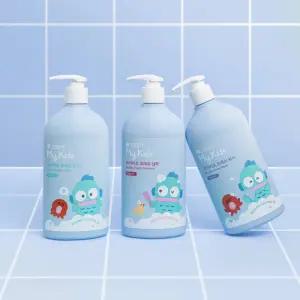 [1+1] 한정판 그린핑거 마이키즈 프레쉬 산리오 에디션(한교동) 샴푸+워시 500ml / 키즈워시 키즈샴푸 어린