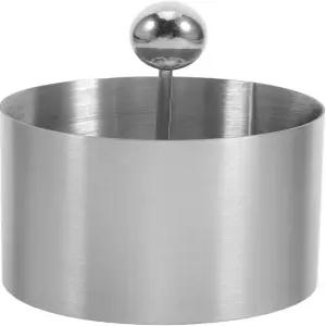 샐러드 케이크 쿠키 티라미수 8.50X8.00X5.00CM 실버를 만들기 위해 푸셔가 링을 형성하는 스테인리스 스틸