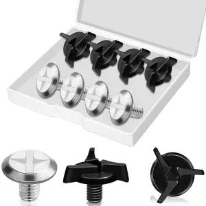 16Pcs 모터사이클 헬멧 바이저 나사 키트 유니버설 더트 바이크 패스너 와셔가 있는 플라스틱 및 합금