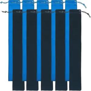 VICASKY 10PCS 레코더 가방 플루트 보관 케이스 수직 경량 음악 악기 커버