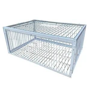 새 트랩 비둘기 포획기 케이지 철망 까치 유해조류 통발 포획망 야생동물 방제용