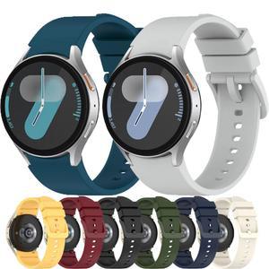 갤럭시 워치 7 6 5 4 40/44mm용 노 갭 오리지널 스트랩, 버클 실리콘 46/42mm 클래식 시계줄 47/43mm 컬러풀