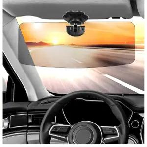 자동차용 편광 선바이저 180° 조절 가능한 디자인의 안티 글레어 익스텐더 미끄럼 방지 고양이 이어 클립