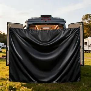 자석 및 자동차 프라이버시 커튼 7.5x6피트 방수 해치백 카바나 - SUV 밴용 조절식 뒷문 커버 캠핑 샤워기