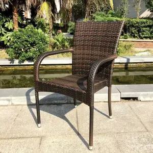 야외라탄의자 카페 외부 베란다 의자 블랙 테라스 등나무