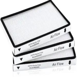 Annewise 3팩 86889 HEPA 미디어 필터 교체 켄모어 EF-1 20-86889 40324 53295 캐니스터 및 업라이트 진공