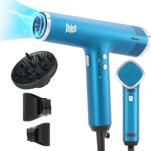 퀴코 헤어 블로우 드라이어 1875W 고속 BLDC 7배 빠른 110000RPM 조용한 디퓨저 포함 20억 개의 음이온