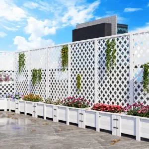 부식방지 나무 울타리 휀스 정원 파티션 나무울타리 텃밭