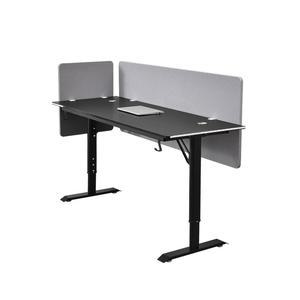 칸막이 가림막 스크린 사무실 카페 책상파티션 사이드패널 고정식 그레이