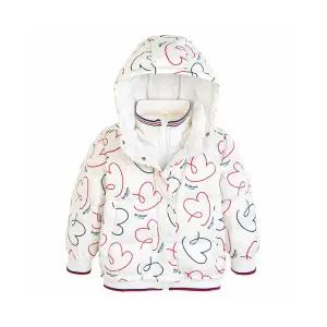 리바이스 LEVI'S LEVIS KIDS LVC 스톰가드 하트프린팅 다운 (토들러) 아이보리 V254DM142P 588776