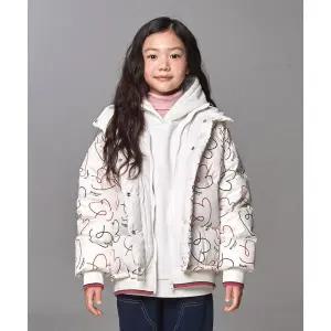 리바이스 LEVI'S LEVIS KIDS LVC 스톰가드 하트프린팅 다운 (주니어) 아이보리 V254DM342P 588778