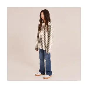 리바이스 LEVI'S LEVIS KIDS 726 하이라이즈 플레어 진(주니어) 멜란지 블루 V253PT370P 588868