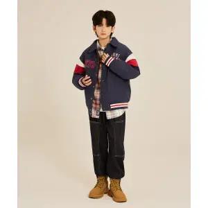 리바이스 LEVI'S LEVIS KIDS LVC 테이퍼드 카고 밴딩진 (주니어) 딥 블루 V253PT395P 588904
