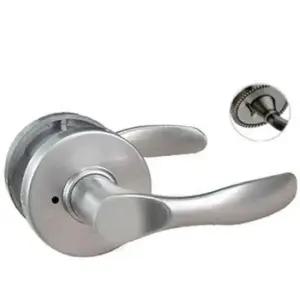 [생활] 방문 도어락 레바 문고리 손잡이 그레이 버튼 현관문 방문도 어록