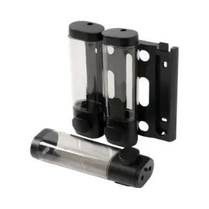 [생활] 벽걸이 손 세정제 디스펜서 블랙 물비누 용기 300ml 욕실 주방 용품