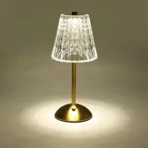 [Deco] 앤티크 무선 터치 테이블 스탠드 램프 크리스탈 커팅