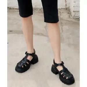 매장정품[브랜드명]JILL BY JILLSTUART 질바이질스튜어트 [테브] 블랙 플랫폼 피셔맨 샌들JLSO5F625BK10950