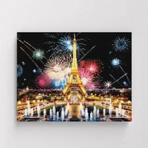 [Deco] DIY 보석십자수 불꽃놀이 에펠탑 40x50