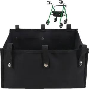 UlifeBetter 언더 시트 롤레이터 백 바구니 대형 워커 액세서리 또는 노인용 토트 4륜 재사용 바구니(대형)