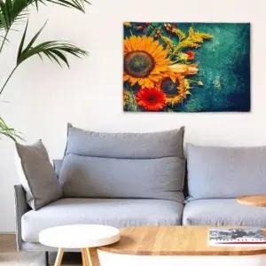 [Deco] 대형 패브릭 포스터 해바라기 M