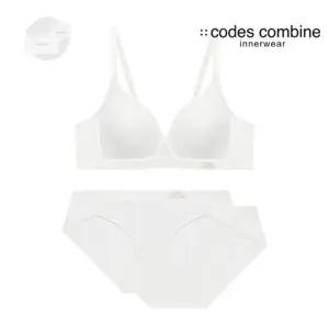 [백화점 정품] 코데즈컴바인 이너웨어 [선물포장]노와이어[브라1 팬티2]세트CDWBRBP552IV2