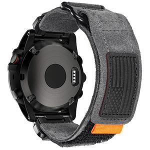 Garmin 가죽 시계 밴드 용 HEMSUT Quickfit 20 22 26mm 가능 스트랩 /Tactix와 레트로 Marq/EPIX 손목 호환 Fenix/ /Instinct