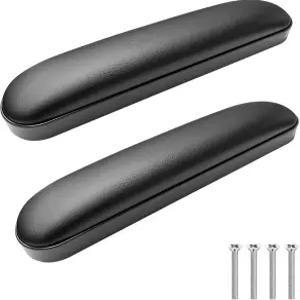 세지우가 휠체어 팔걸이 패드 프리미엄 교체 액세서리 검은색(1쌍) 모든 브랜드와 호환(10-1 /4 )