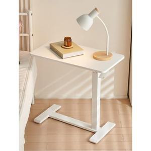보조테이블 높은 높이조절 리프팅 이룸온 노트북 두꺼운 협탁 오크/화이트 이동형 기압식