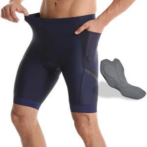 바이크 사이클링 반바지 남성 패딩 포켓용 통기성이 뛰어난 고속 드라이 로드 자전거 타이츠