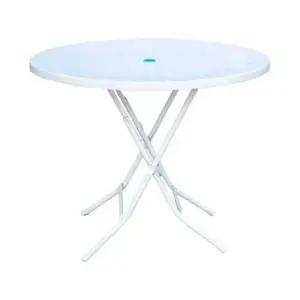 [무료배송] 대형 접이식 원형 야외 캠핑 플라스틱 파라솔 테이블