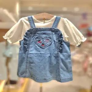 (밍크뮤10) 26봄 여름신상 HK(BL)체리데님원피스티셔츠SET (S3611540101)