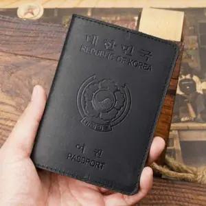 [셀러에이드]여권 케이스 여권파우치 여행 소가죽