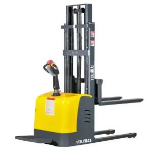 전동 유압 리프트 스태커 물류 운반기 상하차 대차 포크