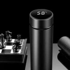 온도계 LED 보온병 온도체크 터치 500mL 온도표시 스마트 텀블러